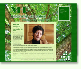 Website voor Antoinette van Halem